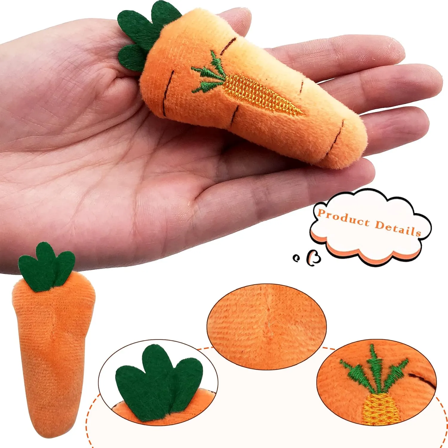 10pcs Cat Catnip Toys for Indoor Cats Interactive Plush Stuffed Kitten Chew Bite Kick Toys Kitty Playing Relieve Stress Cat Lovers Gifts