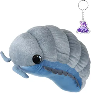 12.6 Inch Insect Isopod Plush Cute Realistic Pill Bug Stuffed Animal Rolly Polly Plush for Kids to Cuddle, Play and Companion
