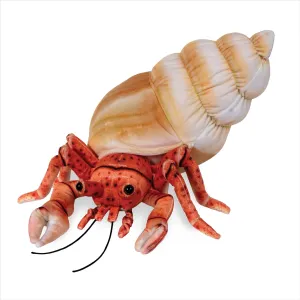 14" Hermit Crab Stuffed Animal - Hermit Crab Plush Toy Animal, Soft & Squishy Toy Stuffed Animal, Ocean Sea Animal Plushie, Stuffed Zoo Animals