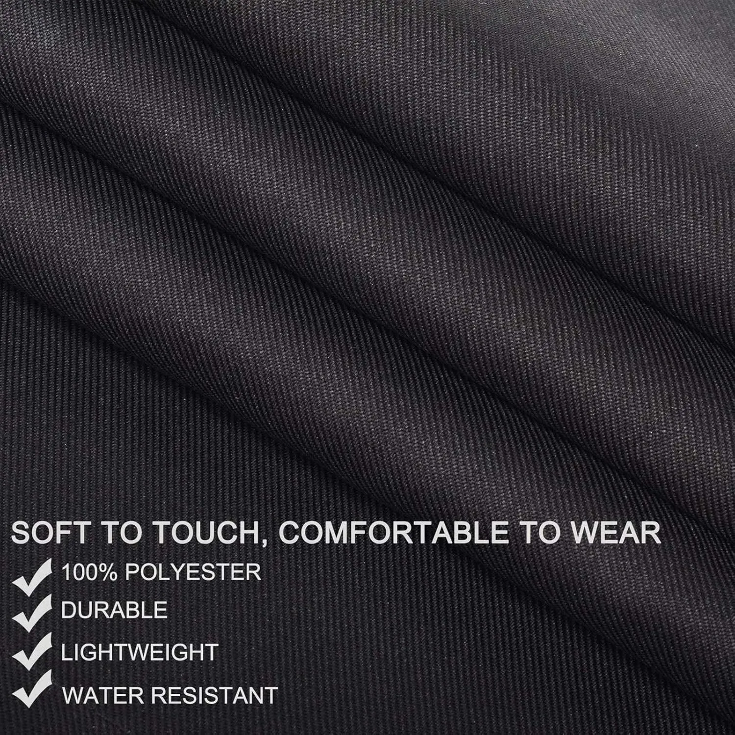 2 Pack Waist Apron with 3 Pockets - Water & Oil Resistant - Black Waitress Apron - Half Aprons for Women, 12 Inch Server Apron with Pocket - Black Aprons for Servers - Waitress Apron with Pockets