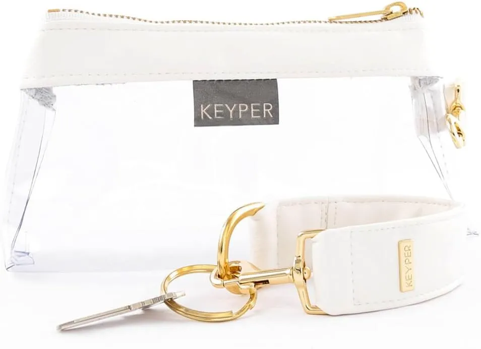 4-Piece Wristlet Set - Key Ring Bracelet & 3 Women’s Bags Womens Faux Leather Purses & Handbags Classic Clutch Purse
