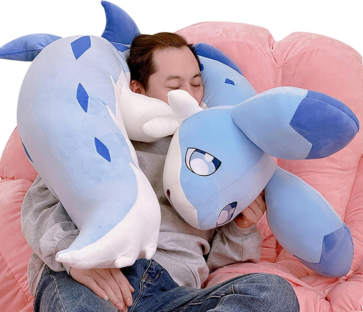 48 Inch PaIworid Chillet Plush Toys - Giant Soft Paluworld Figure Doll, Huggable Stuffed Animal Plushies, Furry Stuffed Animal Pillow, Gifts for Kids Girlfriend (Chillet 48 Inch)