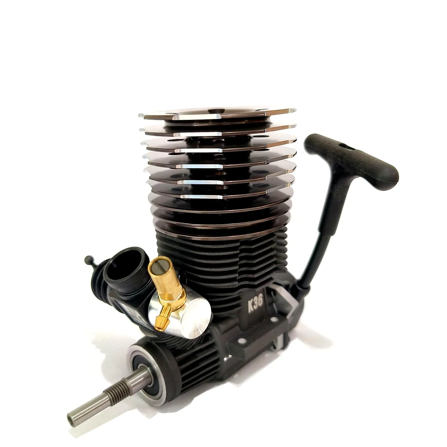 5.9cc Engine Motor(R36) with Pull Starter for 1/8 Scale Off/on Road Buggy Truck HPI Savage 5.9 4.6 EMAXX TMAXX HB Racing VRX Losi Kyosho Hobao Ofina SH OS GO GT Power RC Cars