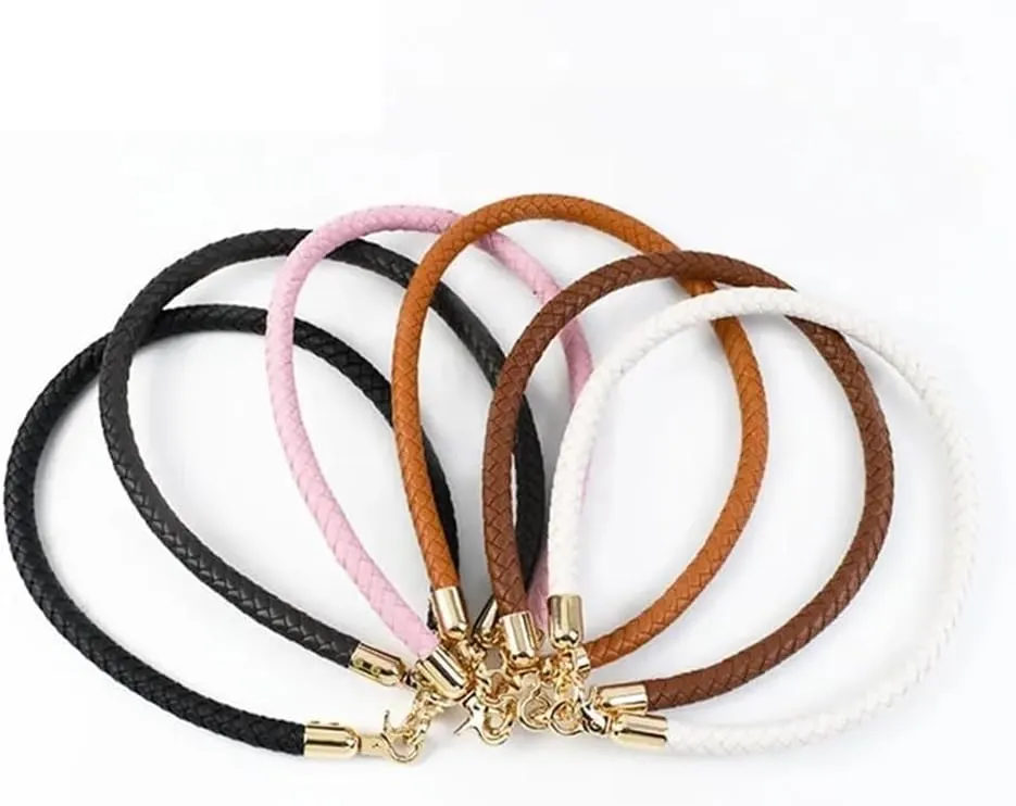 Adjustable Colored Bag Straps Fashion Handbag Replacement Leather Shoulder Strap