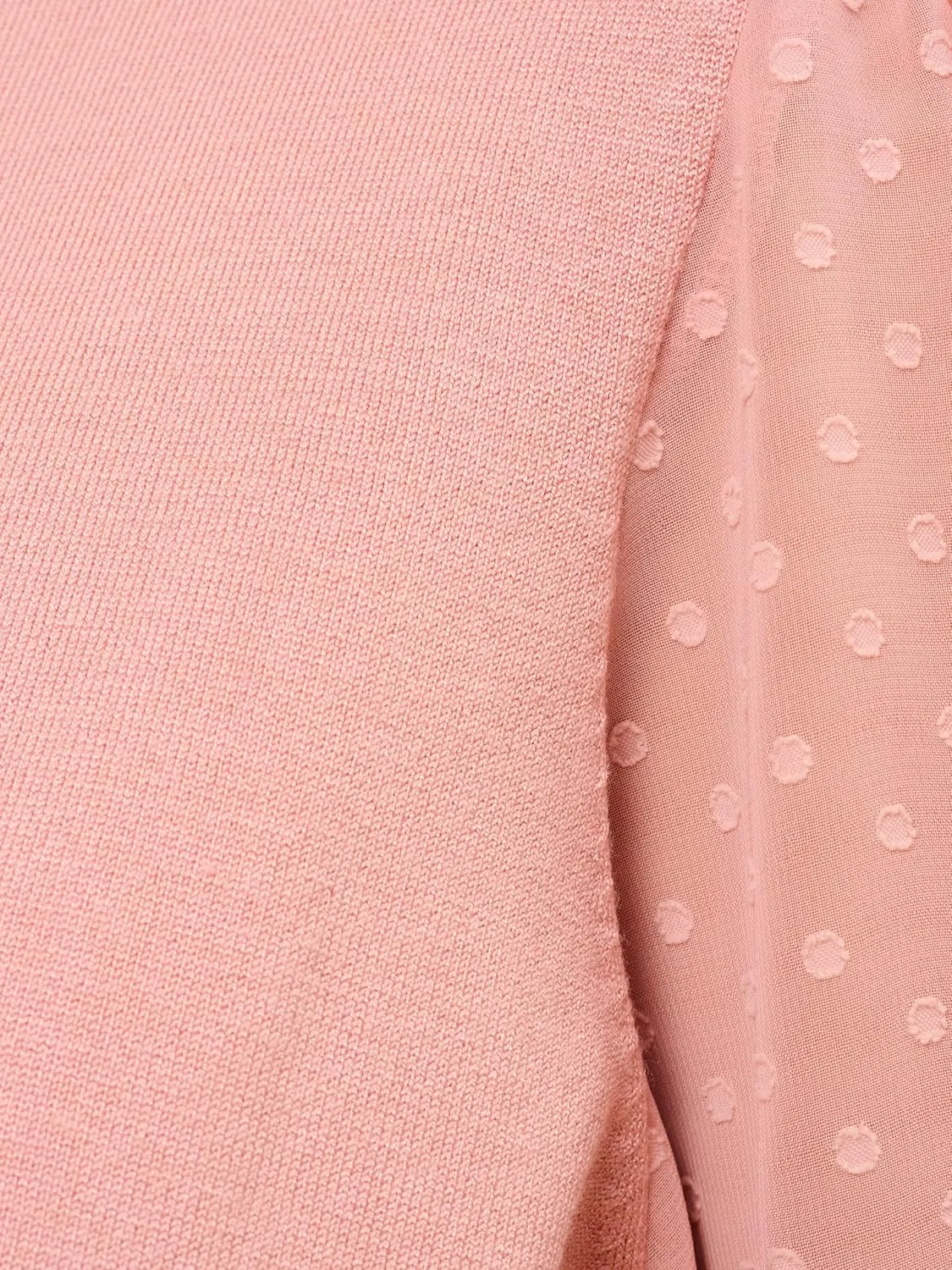 Adrianna Papell Women's Clip Dot Puff Sleeve Twofer