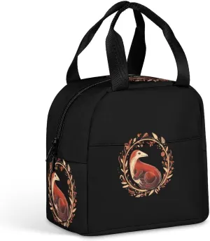 Anteater Print Insulated Lunch Bag Portable Lunch Box Tote Bag with Handle for Travel Picnic
