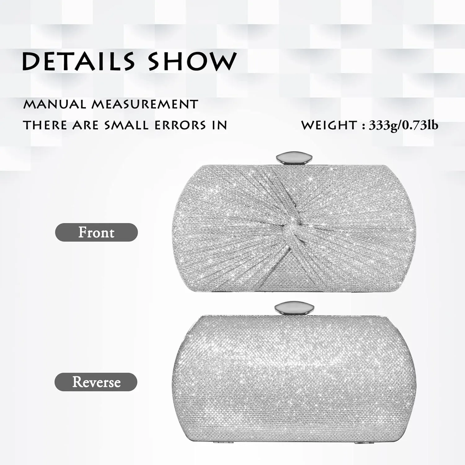 AOYUNHUI Clutch Purses for Women Wedding Cross Body Bag Purses for Women Wedding Prom Party Club