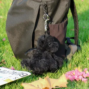 Apricot Lamb Cute Toys Plush Black Dragon Dinosaur Stuffed Animal Soft Keychain for Kids Bag, Purse, Backpack, Handbag (Black Dragon，3.9 Inches)