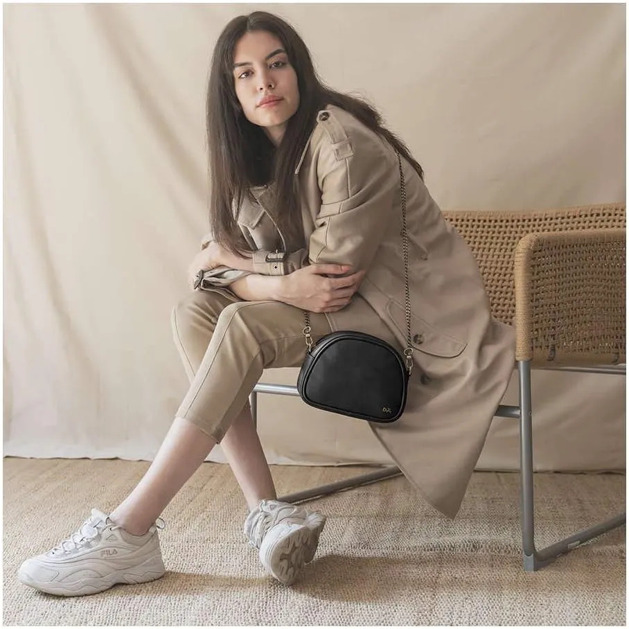Arch Sling Crossbody Bag For Women| Vegan Leather Purse | Ladies Shoulder Handbag For Work, Office, Travel