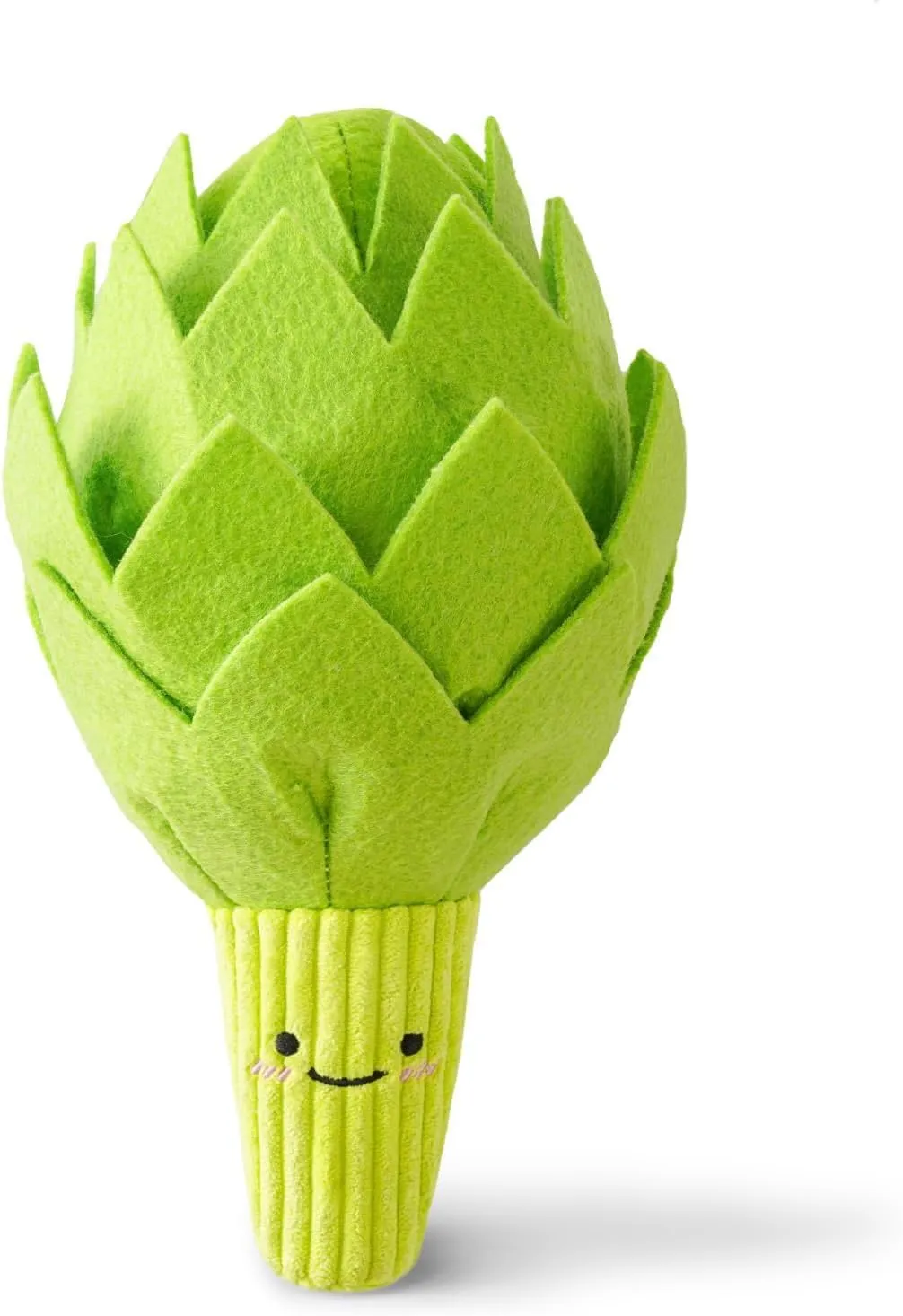 Artichoke Snuffle Toy for Dogs, Interactive Dog Treat Puzzle, Puppy Plush Chew Toy, Machine Washable Dog Enrichment, Made of Recycled Materials, All Breed Sizes, Artichoke