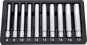Astro Tools 4110 10pc 3/8" Drive Extra Deep Metric Socket Set