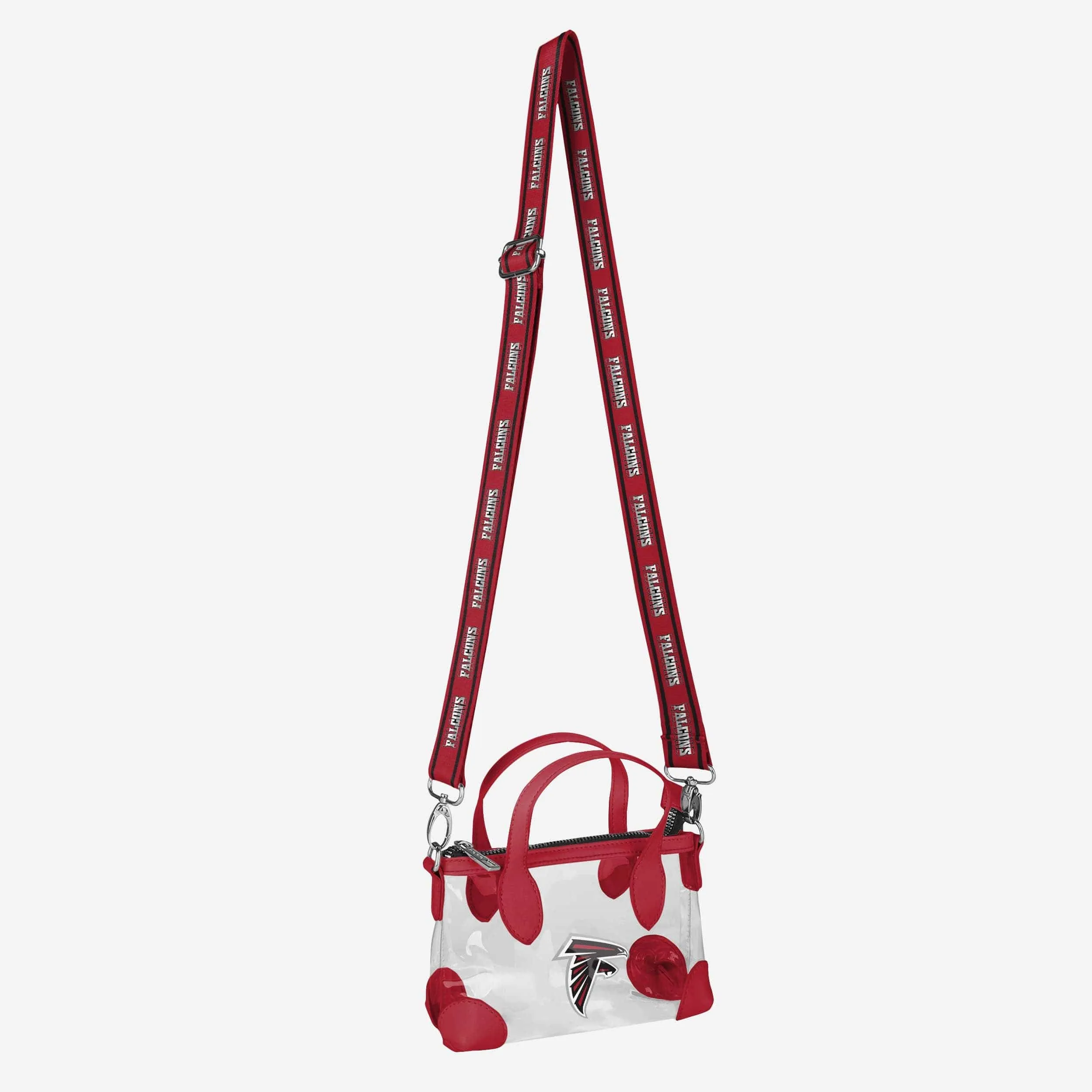 Atlanta Falcons Big Logo Clear Crossbody Mini Purse