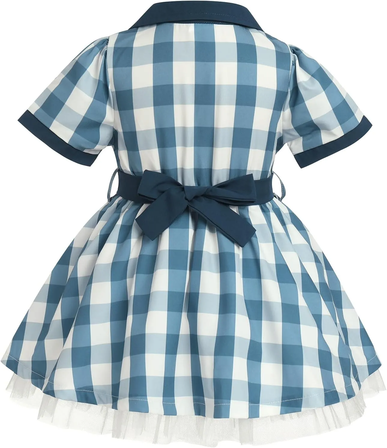 Baby Girls Housewife Cosplay Costume 50s 60s Polka Dot Apron Dress Headband Toddler First Halloween Birthday Outfits