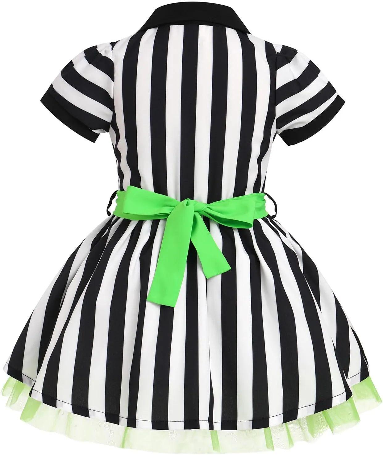 Baby Girls Housewife Cosplay Costume 50s 60s Polka Dot Apron Dress Headband Toddler First Halloween Birthday Outfits
