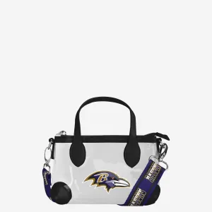 Baltimore Ravens Big Logo Clear Crossbody Mini Purse