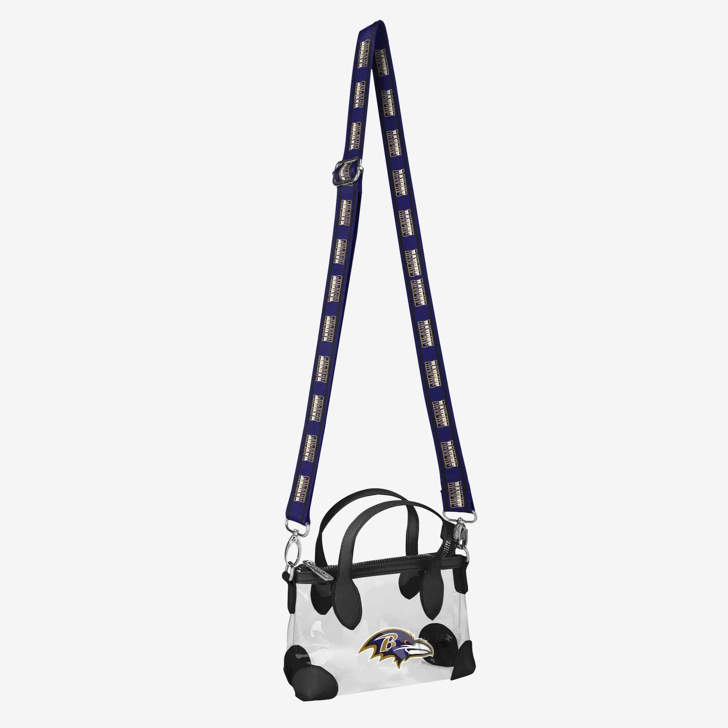 Baltimore Ravens Big Logo Clear Crossbody Mini Purse