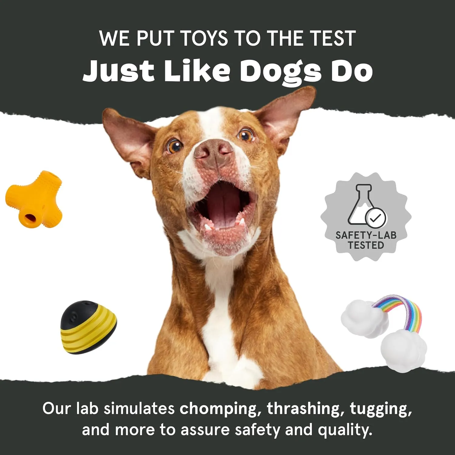 Barkbox Super Chewer Cinamutt Roll Treat Dispensing Toy for Dogs and Puppies, Medium and Large Dogs
