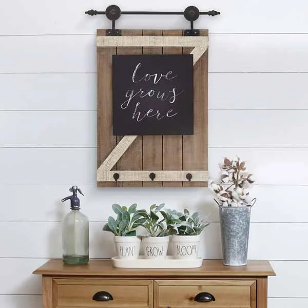 Barn Door Wall Chalkboard