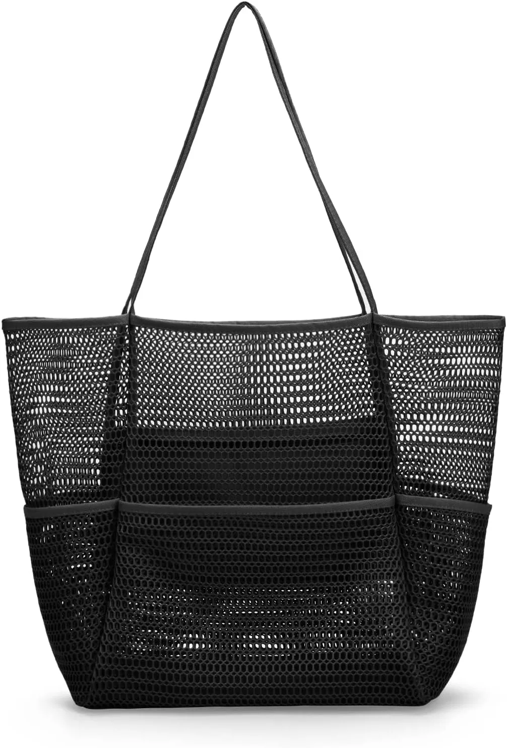 Beach Bag - Mesh Tote Bag Beach Vacation Clothes for Women Pool Bag for Travel Pool Family Cruise Essentials 2025