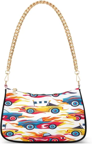 Beach Scene Cats Cute Clutch Purses for Women, Crossbody Bag