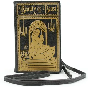Beauty and the Beast Book Clutch Cross Body Bag in Vinyl