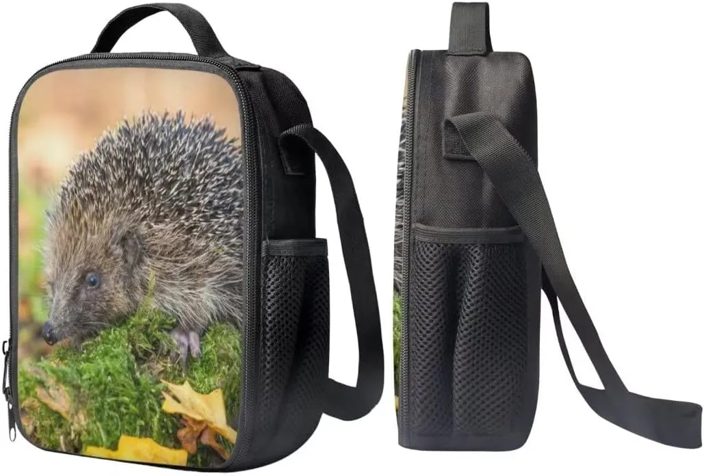 Beauty Collector Agouti Backpack Set for Girls Kids, Animal School Bag Lunch Bag and Pencil Case for Boys