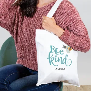 Bee Kind, Personalized Tote Bag