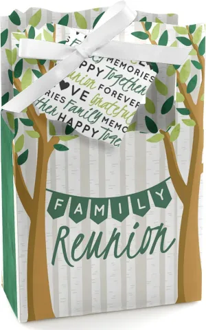 Big Dot of Happiness Family Tree Reunion - Gathering Party Favor Boxes - Set of 12