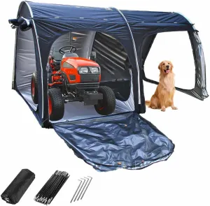 Bike Storage Tent with Ventilation Mesh Bike Shed Protect Against Wind, Rain, Snow, Dust Outdoor Sheds Bicycle Tent