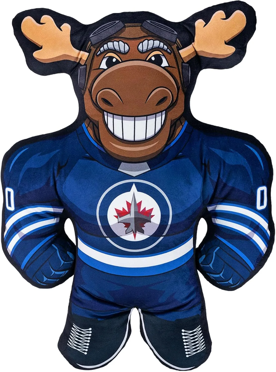 Bleacher Creatures Winnipeg Jets Mick E. Moose 24" NHL Mascot Bleacher Buddy - Soft Plush Toy