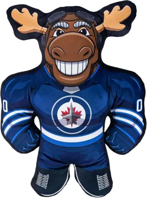 Bleacher Creatures Winnipeg Jets Mick E. Moose 24" NHL Mascot Bleacher Buddy - Soft Plush Toy