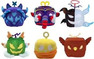 Blox Plush Toy Fruits Plush Toy Stuffed Toys Video Game Pillow for Kids Birthday Xmas Gift (6 PCS)