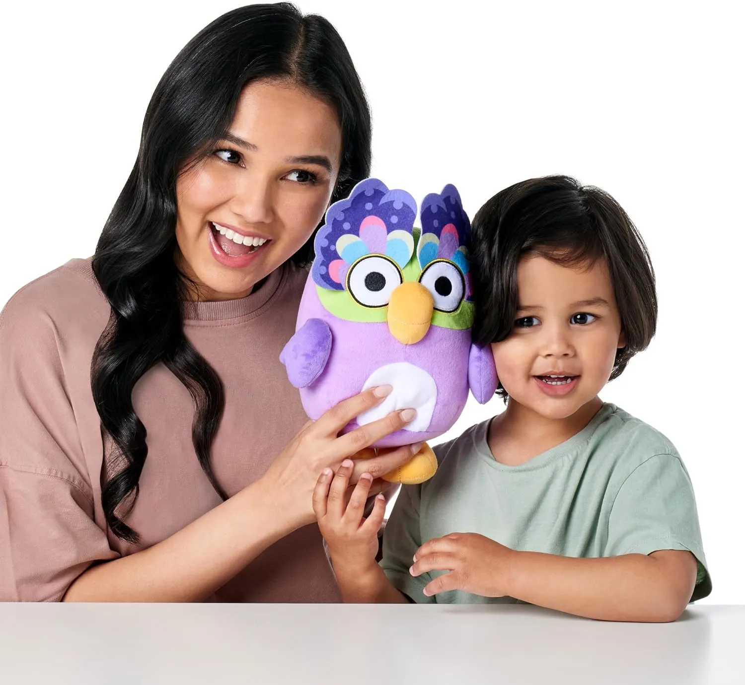 Bluey Chattermax 10" Talking Plush – Sound Effects, Voice Recorder with Chat Back, Interactive Stuffed Animal, Soft Deluxe Fabric, Cuddly Toy for Kids, Batteries Included.
