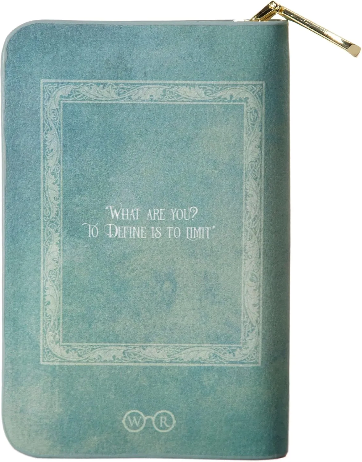 Book Themed Zip Around Wallet for Book Lovers- Ideal Literary Gift for Book Club, Readers & Bookworms - Vegan Faux Leather Clutch by Well Read