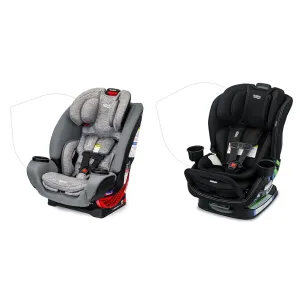 Britax One4Life Convertible Car Seat and Poplar S Convertible Car Seat Bundle, Rear/Forward Facing Infant to Booster Seats from 5 to 120 lbs