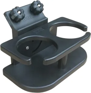 Brocraft Lund Boat Drink Holder/Lund Sport Track 45 Degree Cup Holder/Double Drink Holder for for 45 Degree Lund Sport Track /G3 Track/Ranger Track/WAR Eagle Track