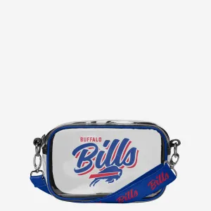 Buffalo Bills Monty Script Clear Crossbody Bag