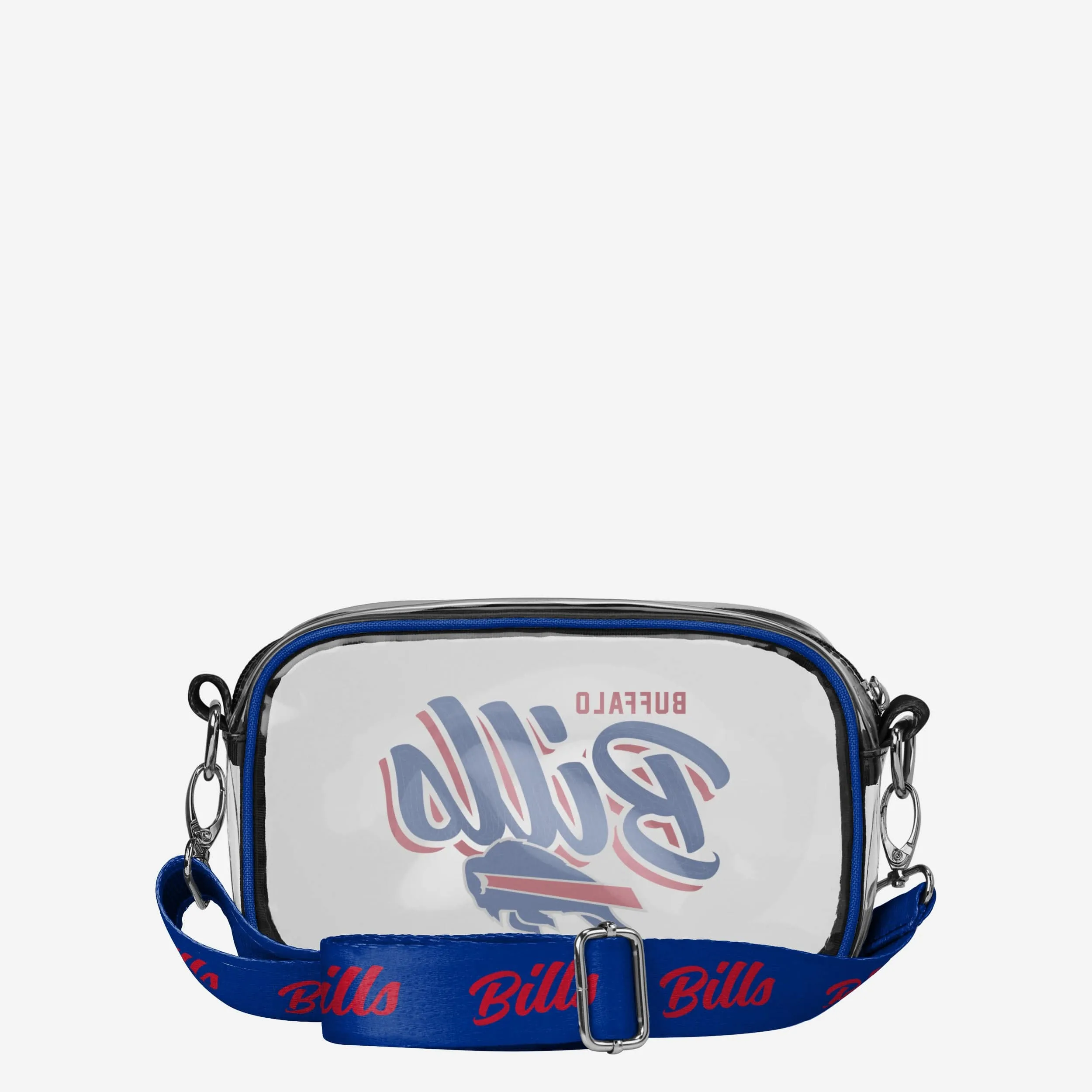 Buffalo Bills Monty Script Clear Crossbody Bag