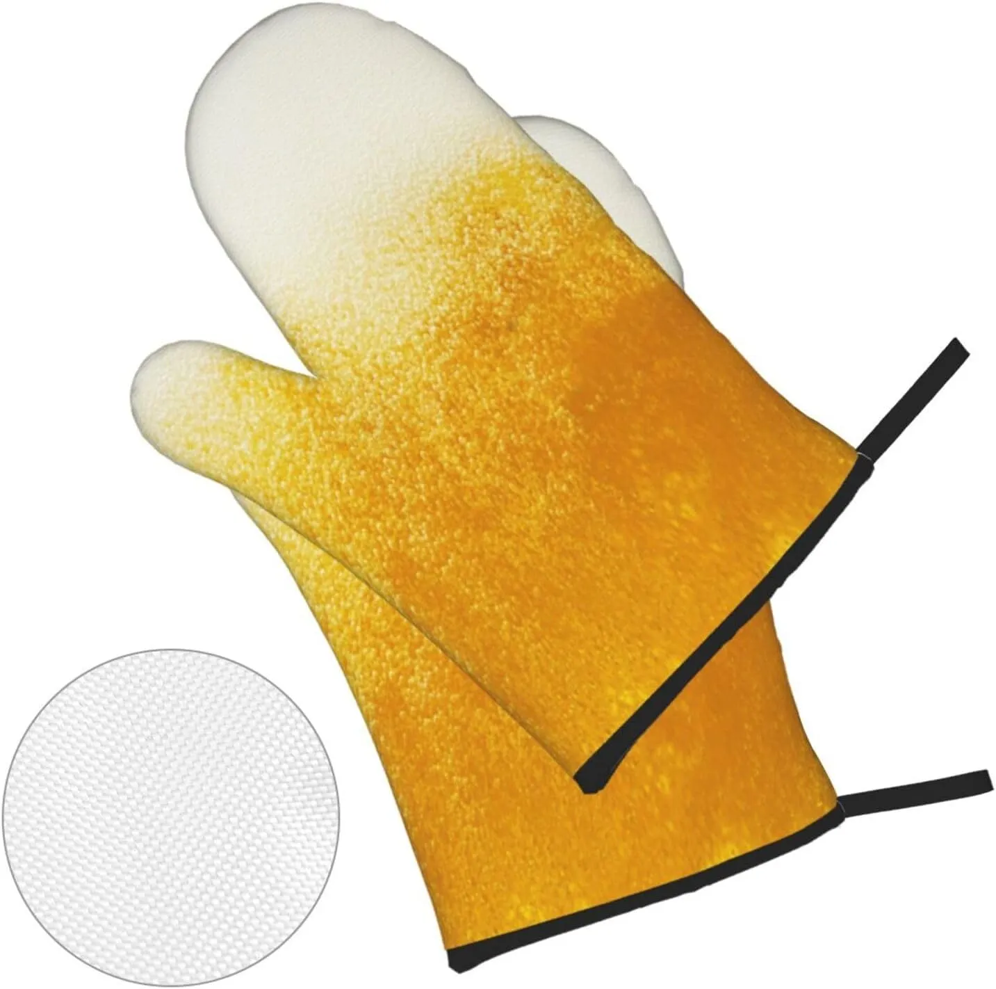 Cabbage Oven Mitts and Pot Holders Sets of 4 Heat Resistant with Inner Cotton Layer