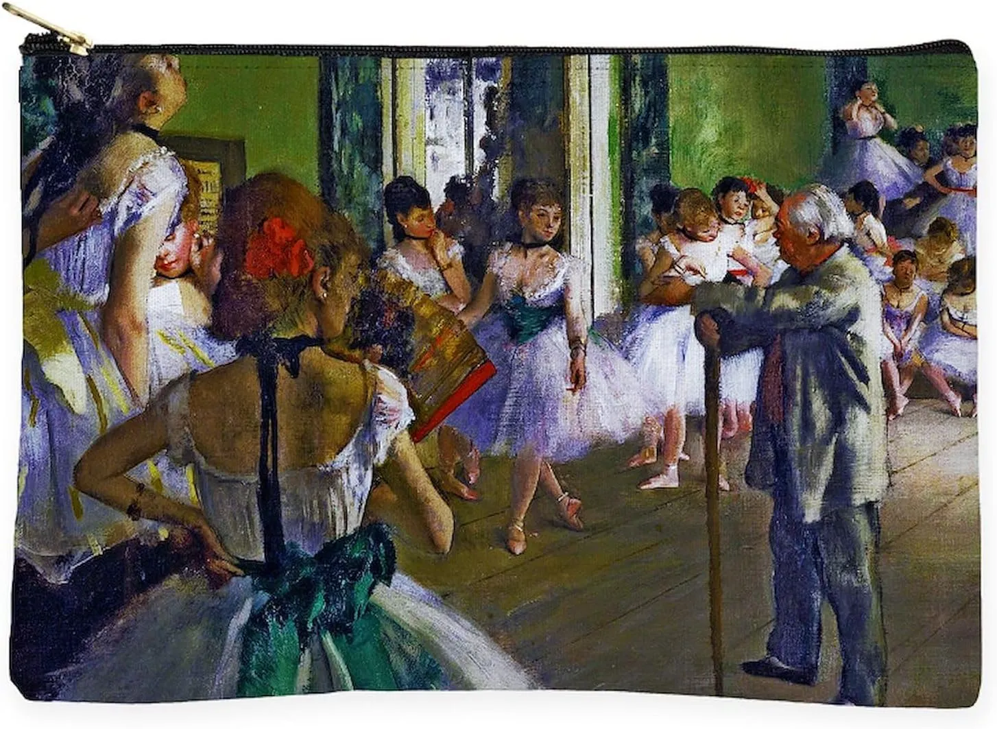 CafePress Degas The Ballet Class Zipper Makeup Pouch, 8.5"x6"