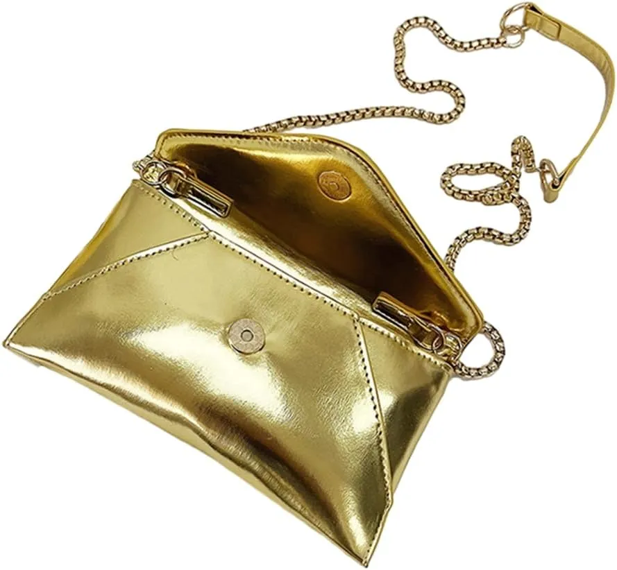 Candy Colored Shoulder Bag with Chain Strap Crossbody Bags Add a Burst of Vibrant Style to Your Look