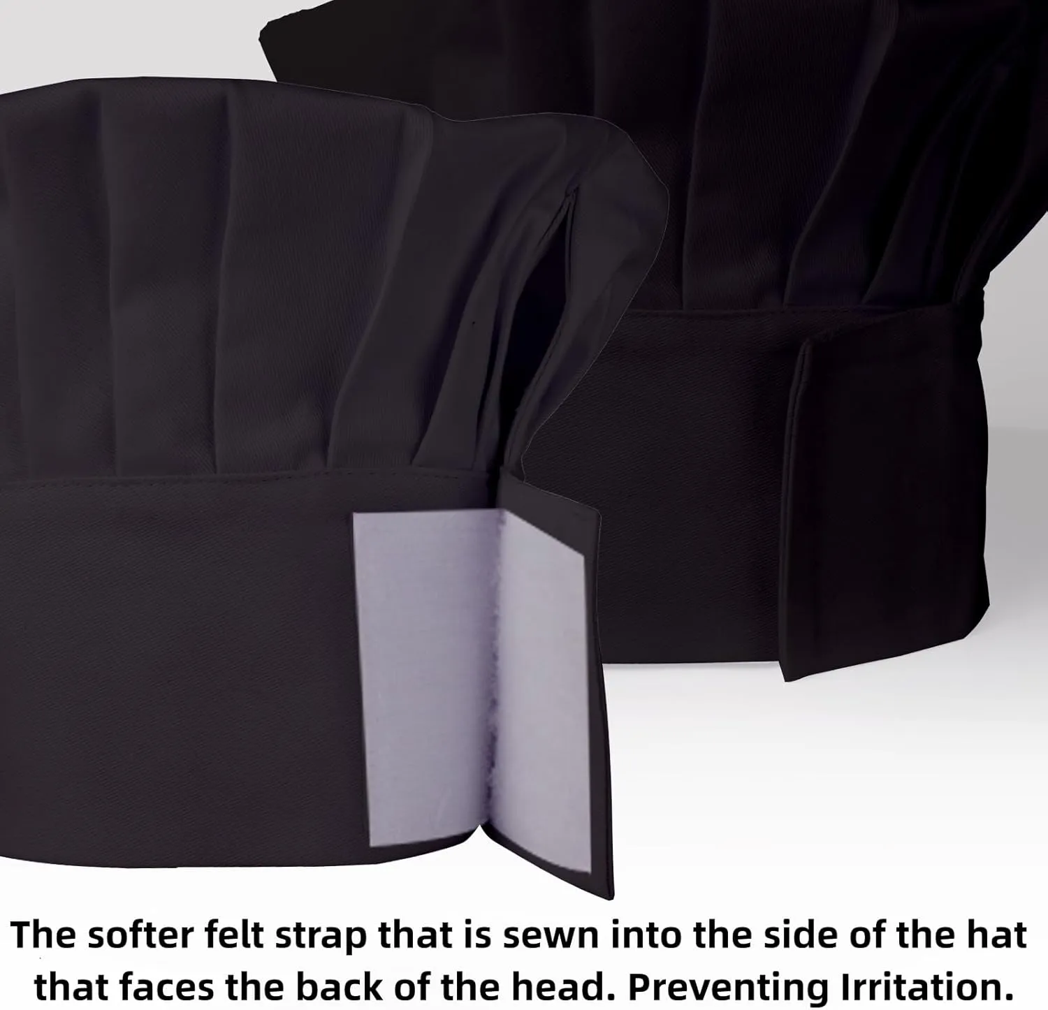 Chef Apron and Hat set, 2 Pockets Adjustable Cotton Kitchen Cooking Bib Apron, Baker Costume for Men Women