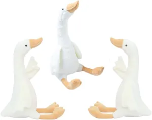 CHELEI2019 3pcs 15.7" Swan Stuffed Animal,Goose Plush White Stuffed Animal Toy Gifts for Kids