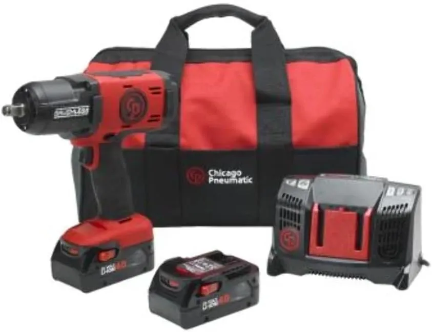 Chicago Pneumatic 8941088491 CP8849 1/2" Cordless Impact Wrench Kit 4.0Ah