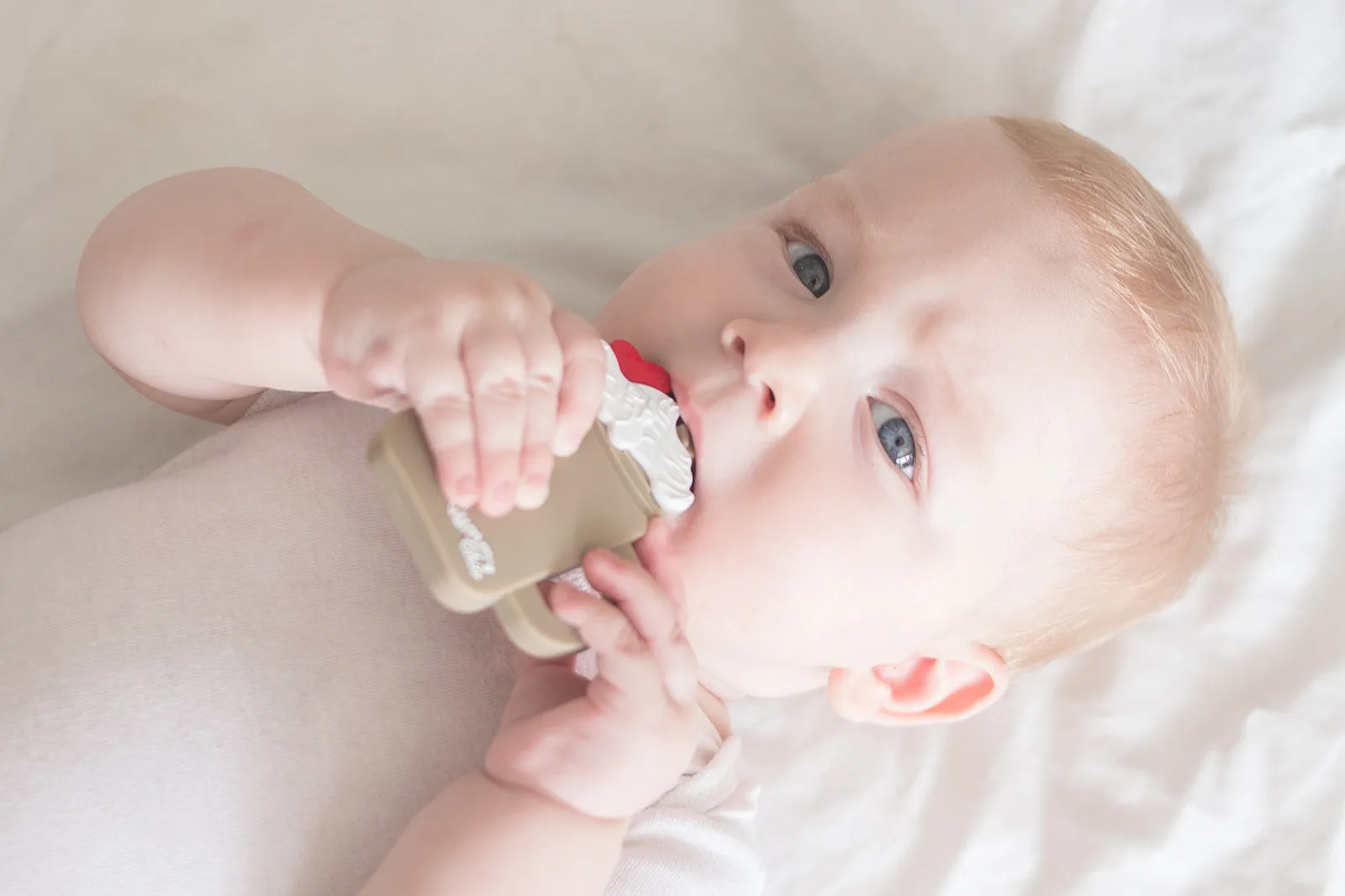 Chocolate Milkshake Teether & Pacifier Clip - Safe & Stimulating Baby Teething Toy