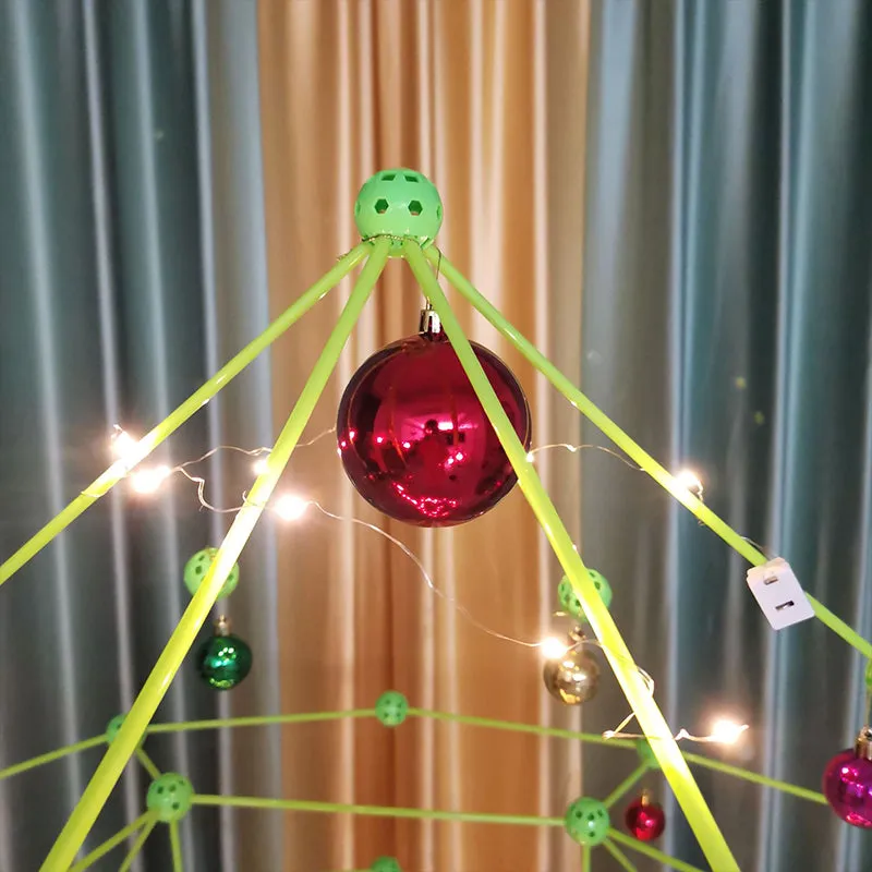Christmas Tree Bead Tent Game Children Fort Building Kit