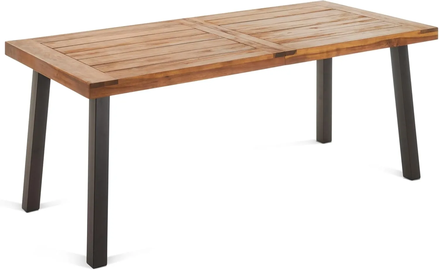 Christopher Knight Home 298192 Spanish Bay Acacia Wood Outdoor Dining Table | Perfect for Patio | with Teak Finis, Brown