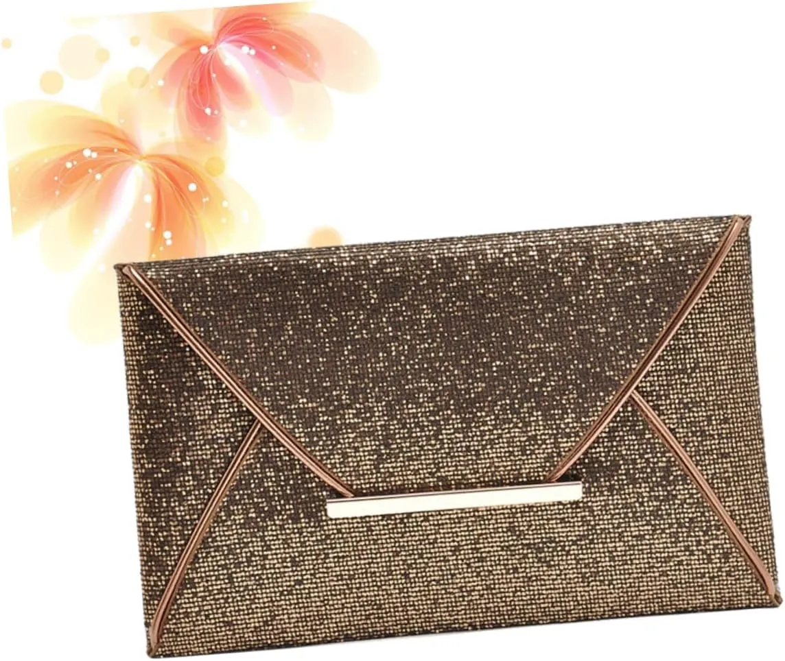 Classic Design Sequin Handbag Women's Envelope Purse for Parties Special Occasions