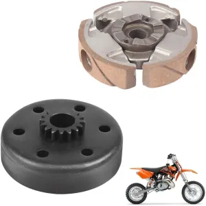 Clutch Pad Flywheel Basket complete fits for ktm 50 Dirt bikes compatible with 50 Junior Senior Mini SX Pro JR SR LC 2002-2008 Mini Adventure Supermoto Replace OE # 45232000244