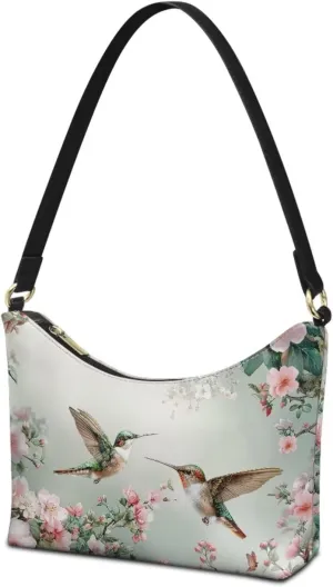 Clutch Tote Handbags Leather Shoulder Purses for Women Lady Crescent Underarm Purse with Inner Pocket